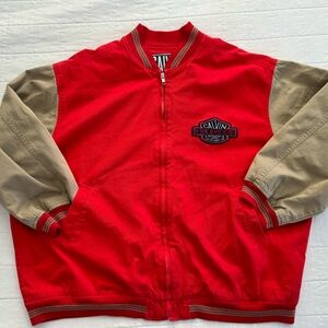 Vintage CALVIN bomber jacket, great condition, no holes, stains, or pilling.